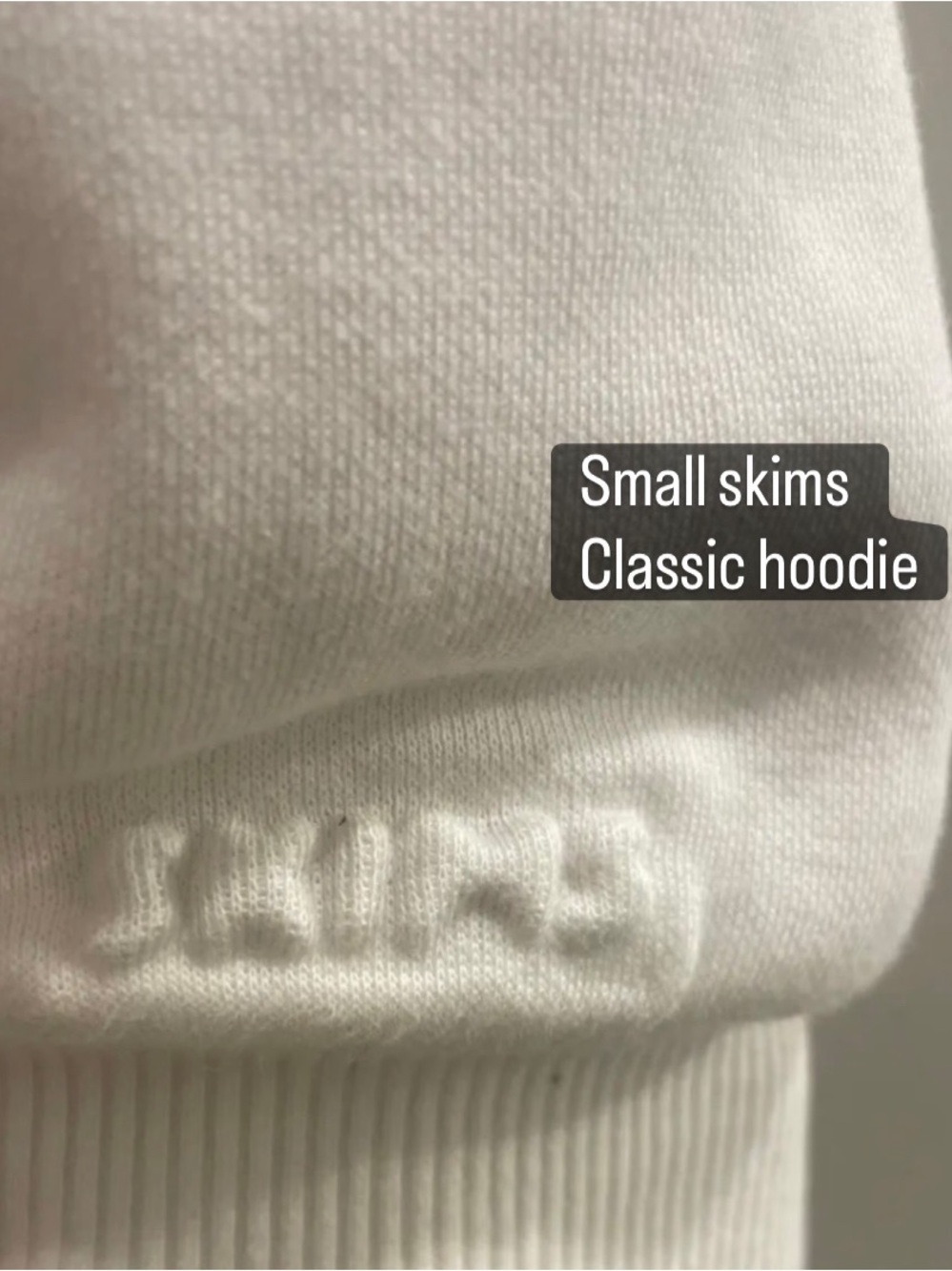 SKIMS Classic Hoodie - Cream
